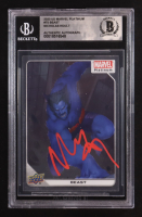 Nicholas Hoult Signed 2023 Upper Deck Marvel Platinum Beast #75 (BGS) at PristineAuction.com