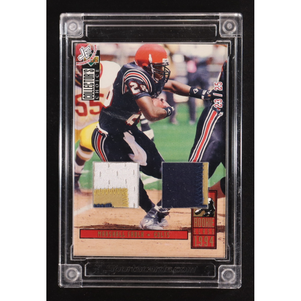 Marshall Faulk 2024-25 Jersey Fusion Rookie #MF02 #23/25 at PristineAuction.com