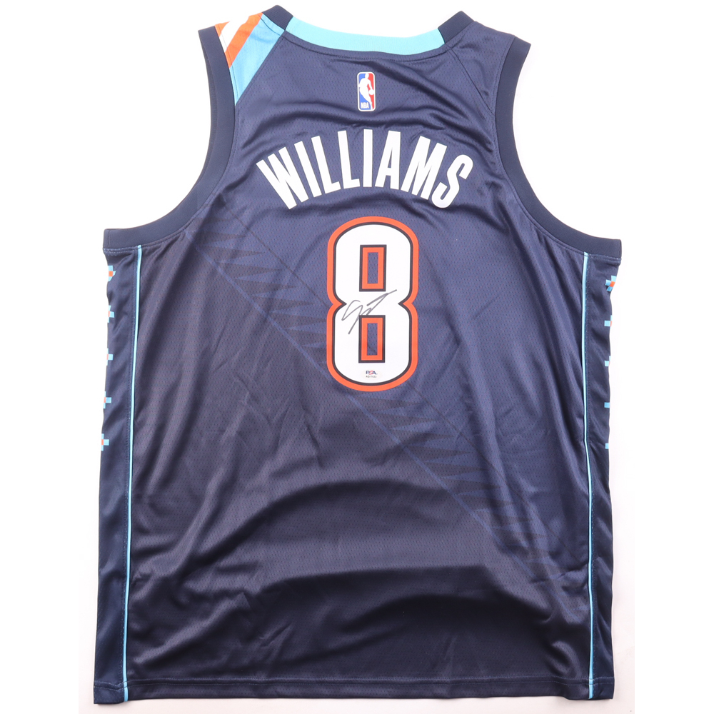 Jalen Williams Signed Thunder Nike Authentic Jersey (PSA) at PristineAuction.com