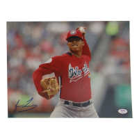 Jes&uacute;s Luzardo Signed Athletics 11x14 Photo (PSA) at PristineAuction.com