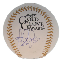 Fernando Tatis Jr. Signed Gold Glove Award Logo Baseball (JSA) at PristineAuction.com