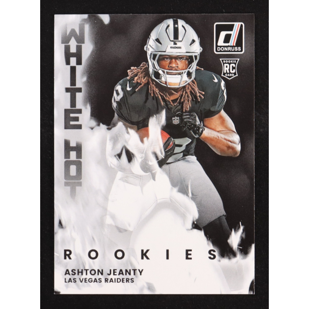 Ashton Jeanty 2025 Donruss White Hot Rookies #2 RC at PristineAuction.com