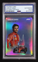 Carlos Sainz Signed 2024 Topps Scuderia Ferrari HP #1954-4 (PSA) at PristineAuction.com
