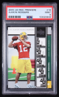 Aaron Rodgers 2005 Upper Deck Rookie Premiere #16 RC (PSA 9) at PristineAuction.com