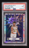 Stephen Curry 2020-21 Donruss Optic My House Holo #5 (PSA 9) at PristineAuction.com