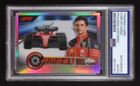 Carlos Sainz Signed 2023 Topps Chrome Amber #CAM-CSI (PSA) at PristineAuction.com