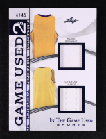 Kobe Bryant / LeBron James 2025 ITG Used Sports Game Used 2s Memorabilia Blue #IG210 #4/45 at PristineAuction.com
