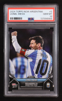 Lionel Messi 2024-25 Argentina Topps Now #2 (PSA 10) at PristineAuction.com