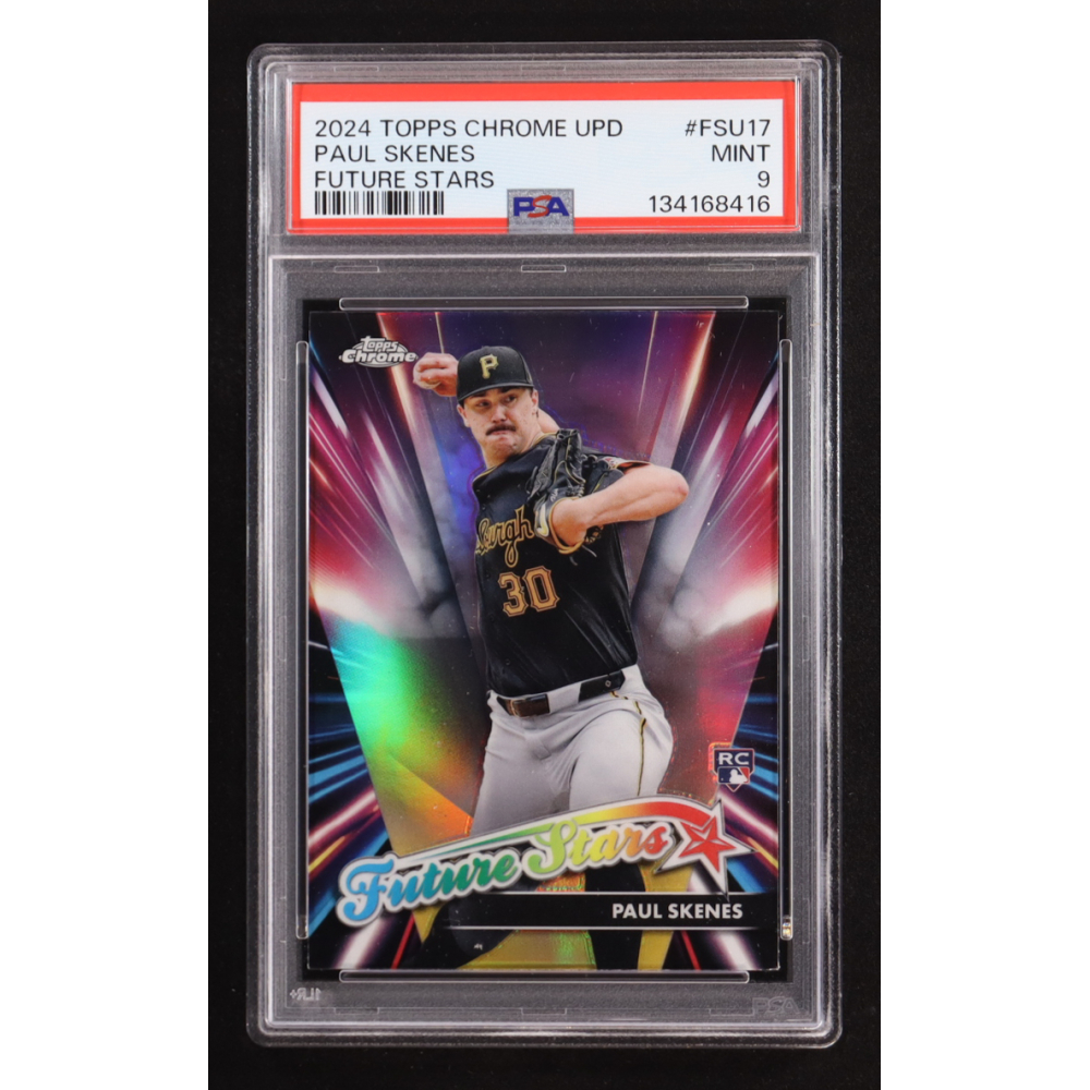 Paul Skenes 2024 Topps Chrome Update Future Stars #FSU17 RC (PSA 9) at PristineAuction.com