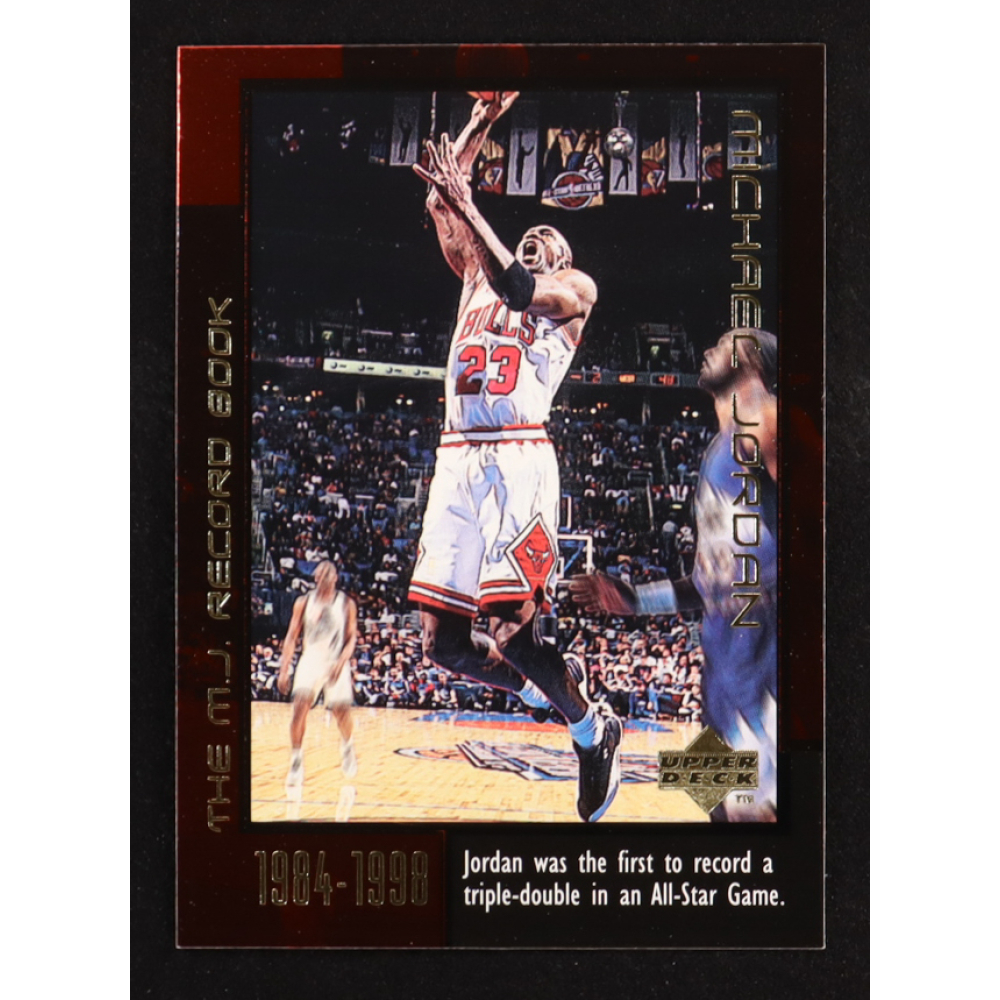 Michael Jordan 1999 Upper Deck Michael Jordan Career Record Book #57 at PristineAuction.com