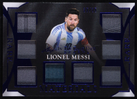 Lionel Messi 2025 Leaf ITG Used Sports Rare Materials Octo Swatch Navy #RM14 #35/35 at PristineAuction.com