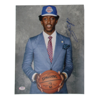 Stanley Johnson Signed Pistons 11x14 Photo (PSA) at PristineAuction.com