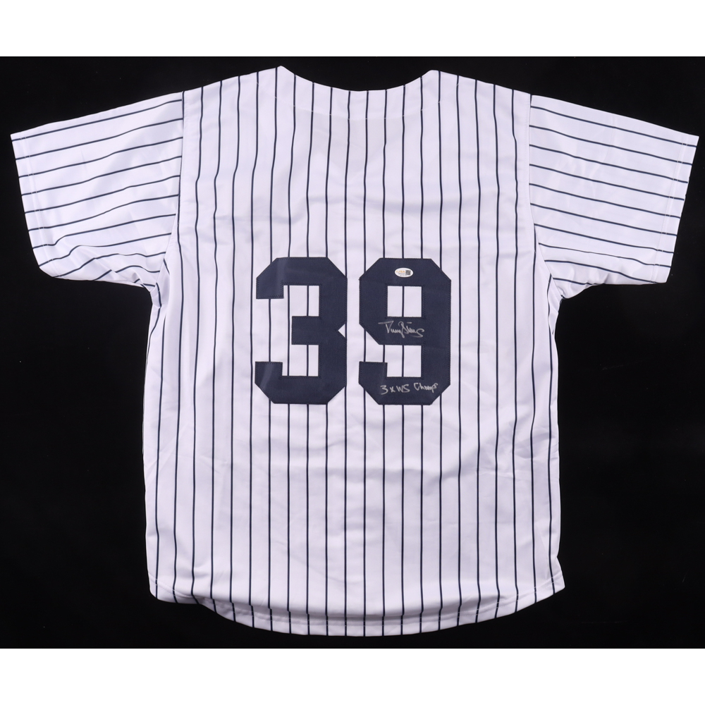 Darryl Strawberry Signed Jersey Inscribed "3x WS Champs" (JSA) at PristineAuction.com