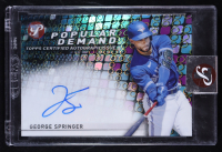 George Springer 2022 Topps Pristine Popular Demand Autographs #PDAGS at PristineAuction.com