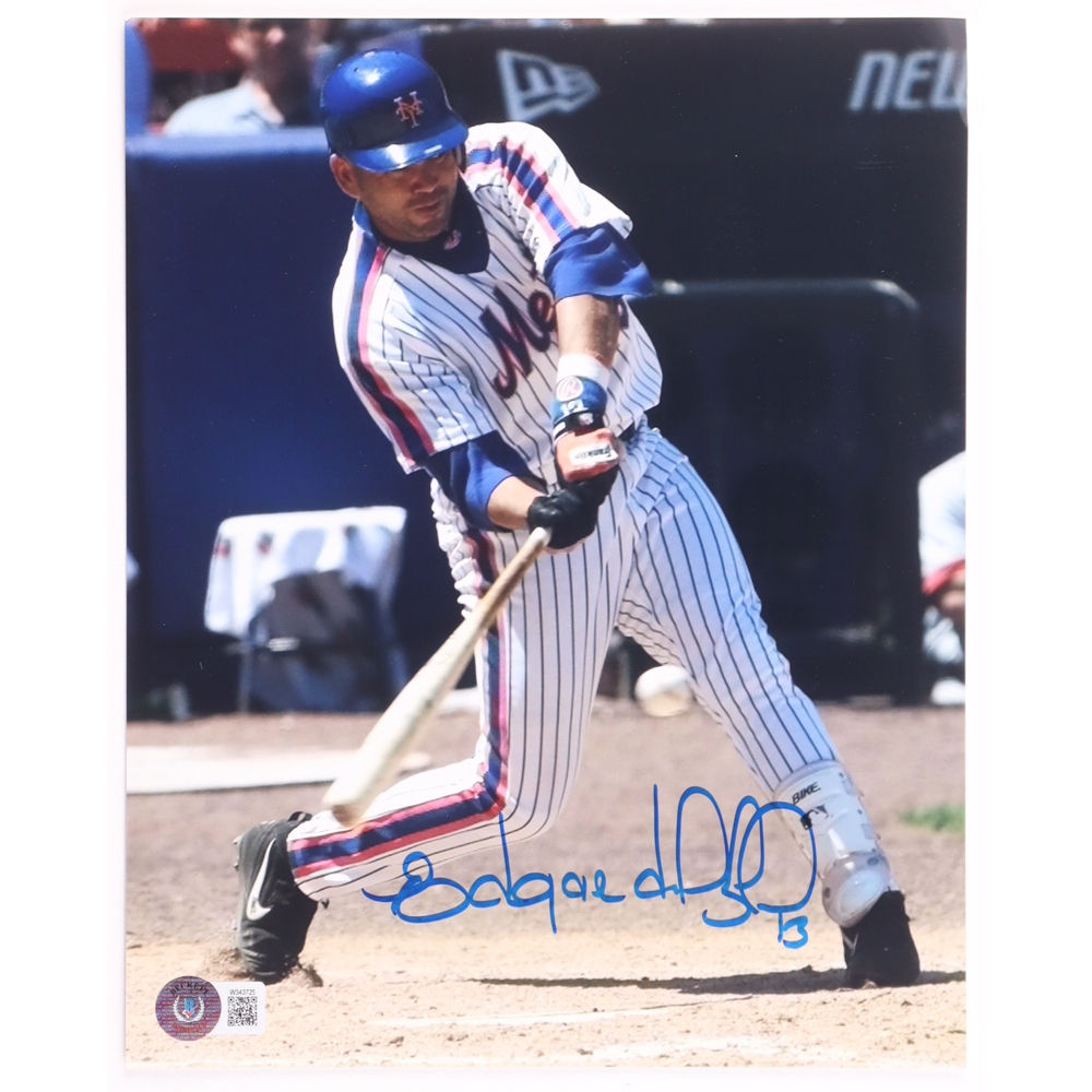 Edgardo Alfonzo Signed Mets 8x10 Photo (Beckett) at PristineAuction.com