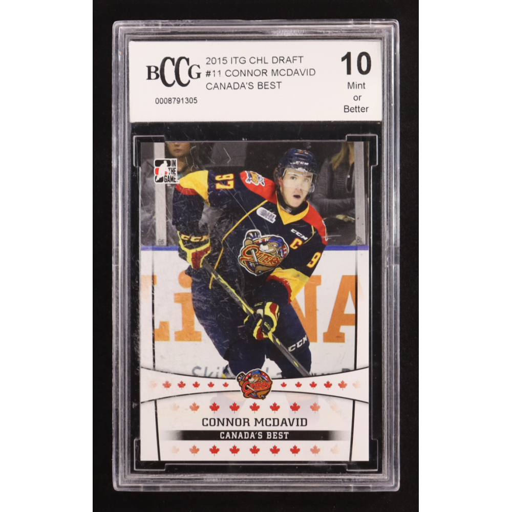 Connor McDavid 2015 ITG CHL Draft #11 RC (BCCG 10) at PristineAuction.com