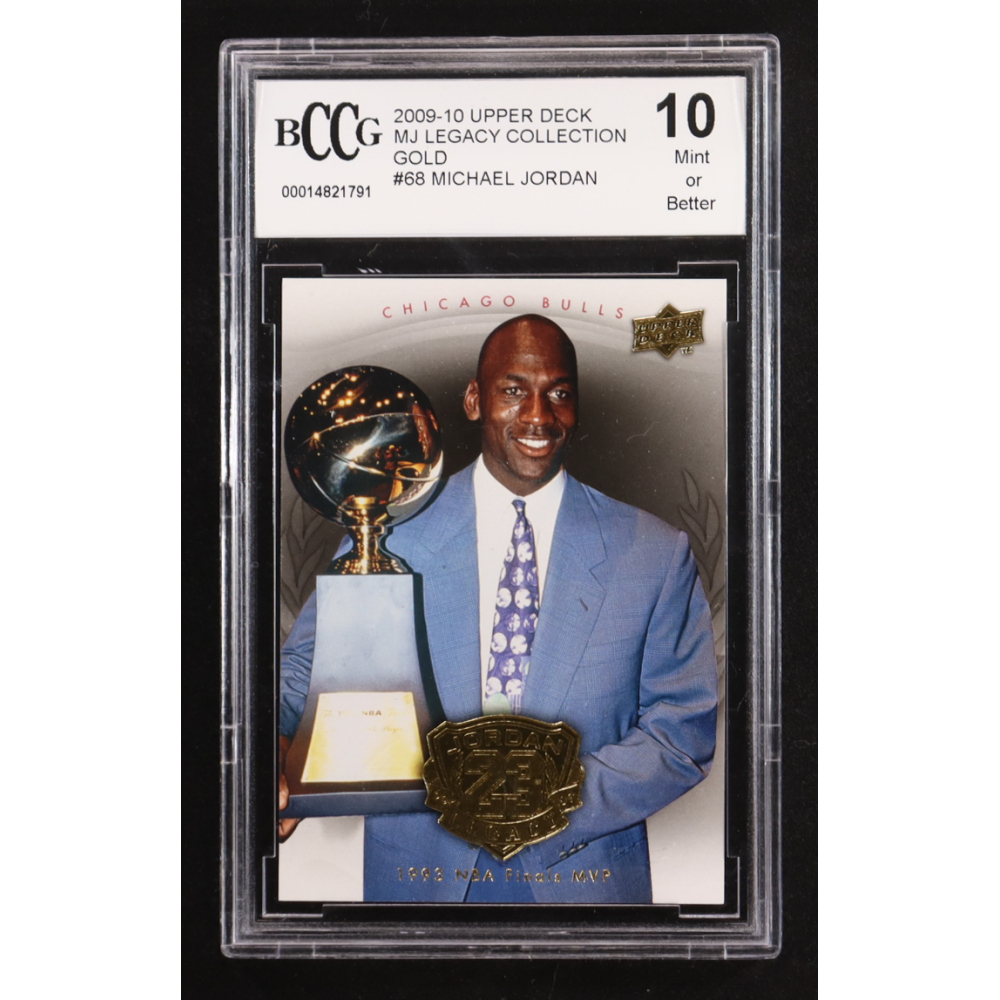 Michael Jordan 2009-10 Upper Deck Michael Jordan Legacy Collection Gold #68 (BCCG 10) at PristineAuction.com