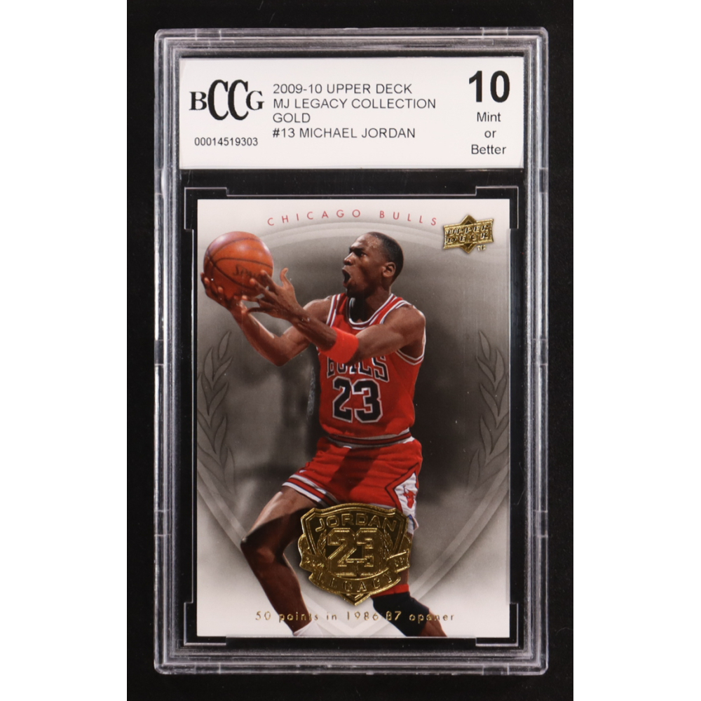Michael Jordan 2009-10 Upper Deck Michael Jordan Legacy Collection Gold #13 (BCCG 10) at PristineAuction.com