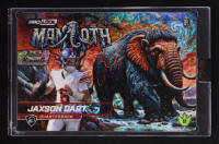 Jaxson Dart 2025 Wild Card Alumination Dino Might Painted Mammoth Jumbo Kaleidoscope #JD #1/1 RC at PristineAuction.com