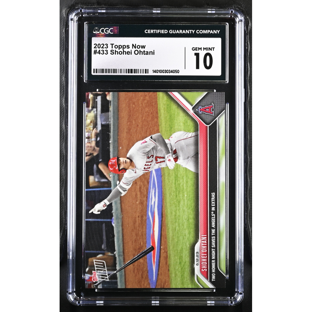 Shohei Ohtani 2023 Topps Now #433 (CGC 10) at PristineAuction.com