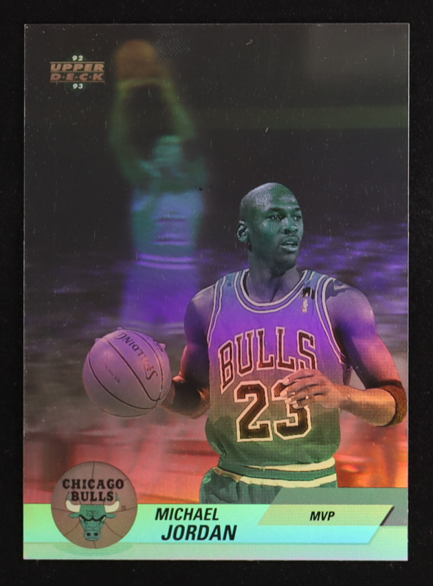 Michael Jordan 1992-93 Upper Deck Award Winner Holograms MVP #AW9 at PristineAuction.com Michael Jordan 1992-93 Upper Deck Award Winner Holograms MVP #AW9 at PristineAuction.com