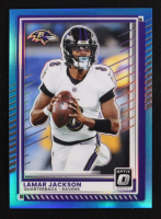 Lamar Jackson 2025 Donruss Optic Aqua #80 #131/349 at PristineAuction.com