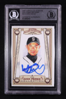 Ichiro Suzuki Signed 2006 Topps Allen & Ginter Dick Perez Sketches #24 (BGS) at PristineAuction.com