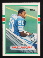 Barry Sanders 1989 Topps Traded #83T RC at PristineAuction.com