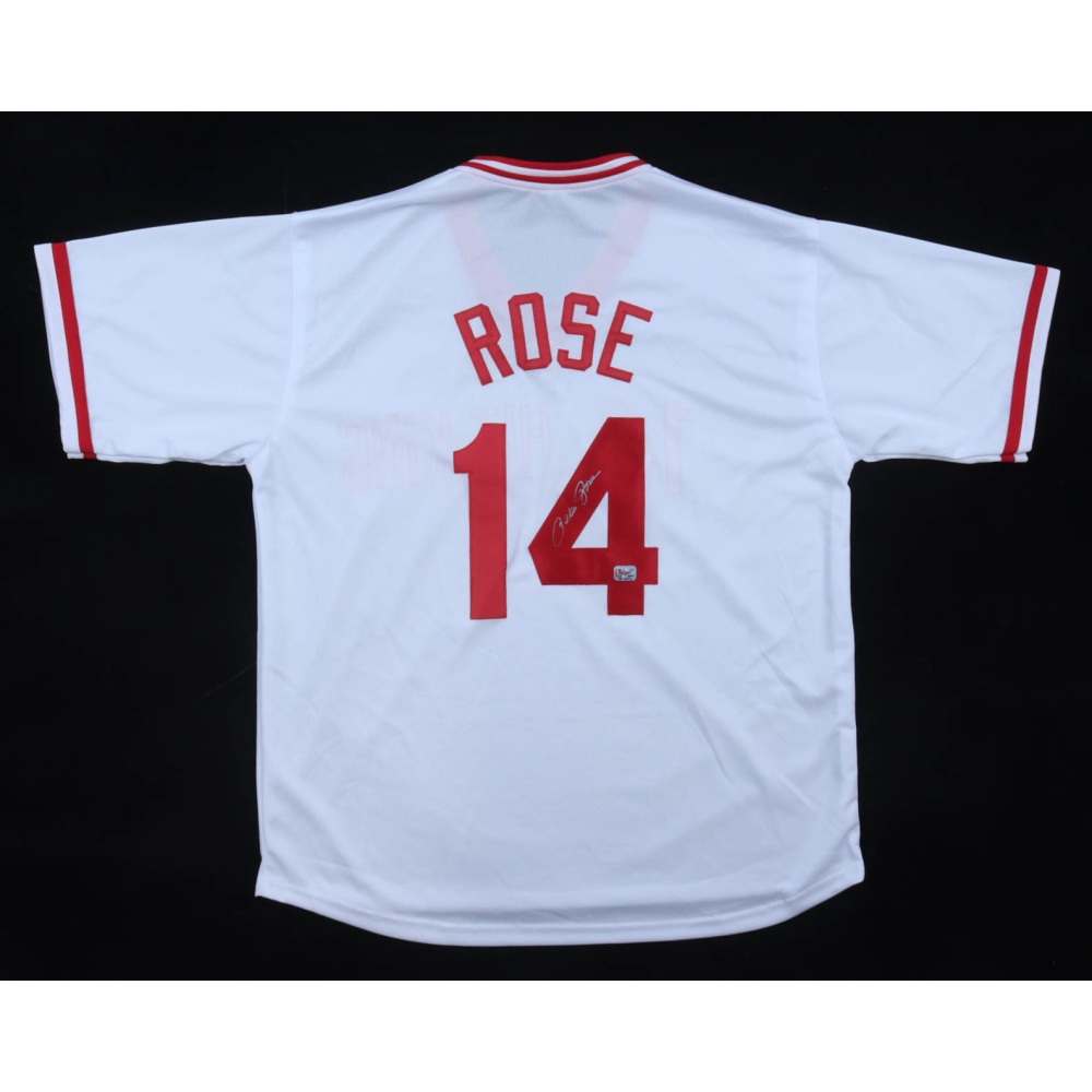 Pete Rose Signed Jersey (Rose) at PristineAuction.com