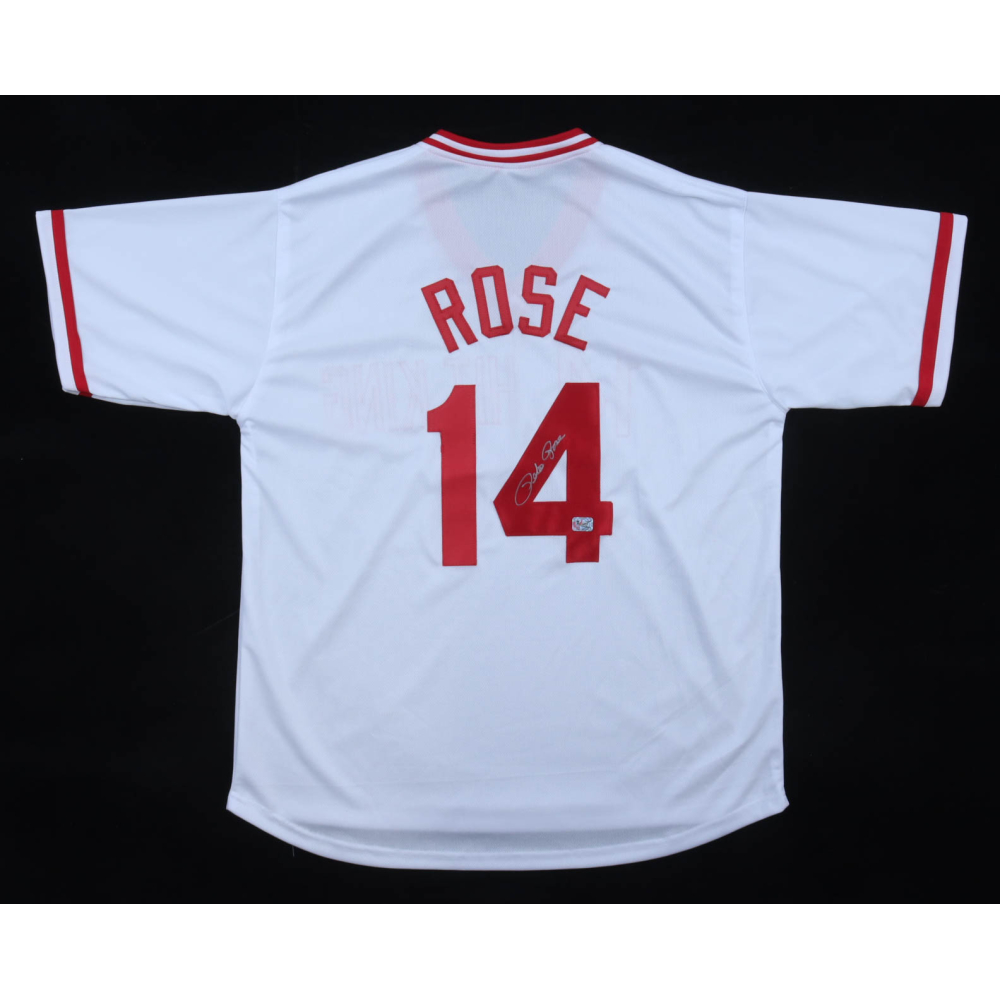 Pete Rose Signed Jersey (Rose) at PristineAuction.com