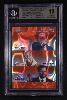 J.D. Vance / Donald J. Trump / Hulk Hogan 2024 Leaf Metal Special Release Exclusive Legends Ed. Triple Lava Orange Foil Proofs #ELE42 (BGS 10) at PristineAuction.com