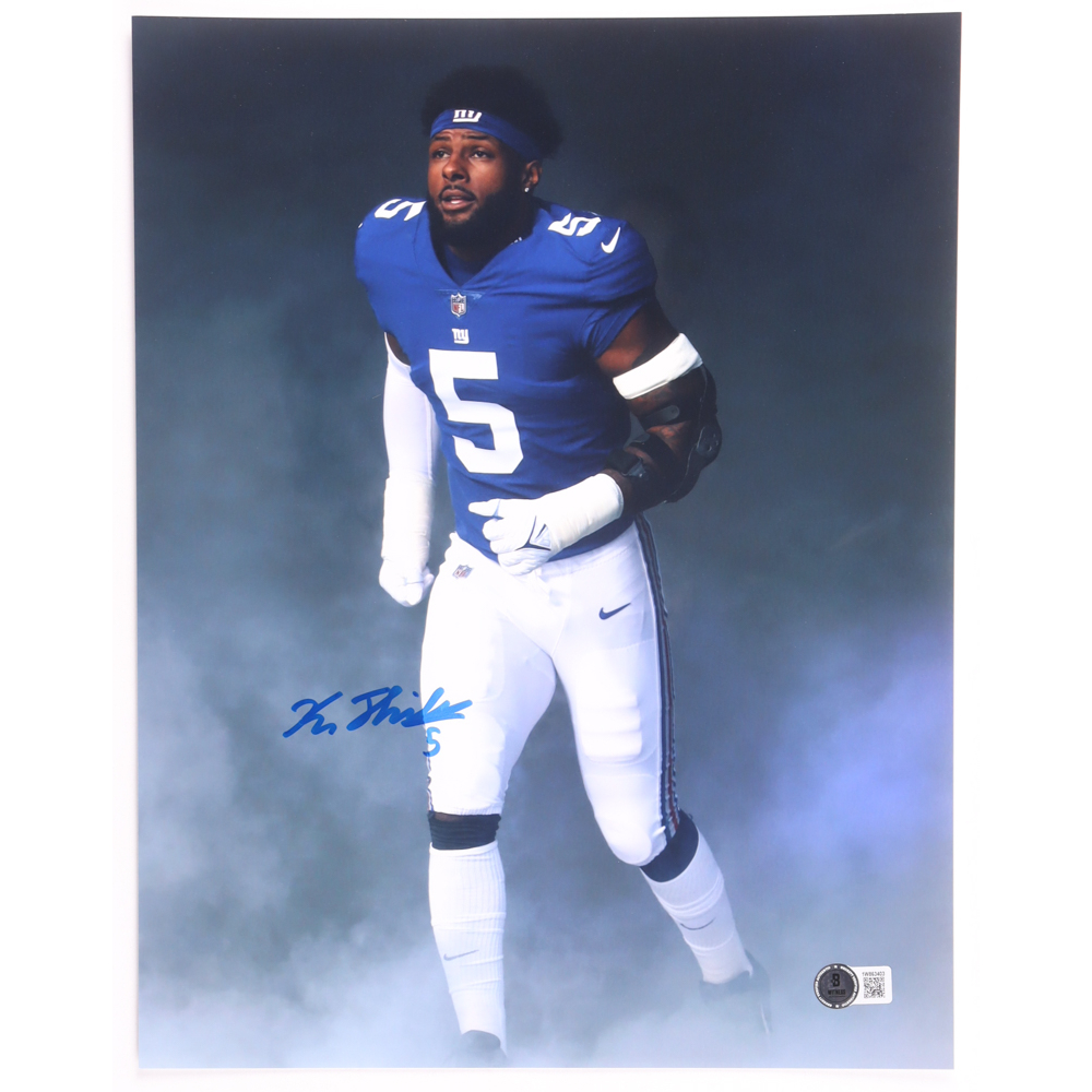 Kayvon Thibodeaux Signed Giants 11x14 Photo (Beckett) at PristineAuction.com