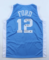 Phil Ford Signed Jersey Inscribed "78 POY" & "79 ROY" (AWM) at PristineAuction.com