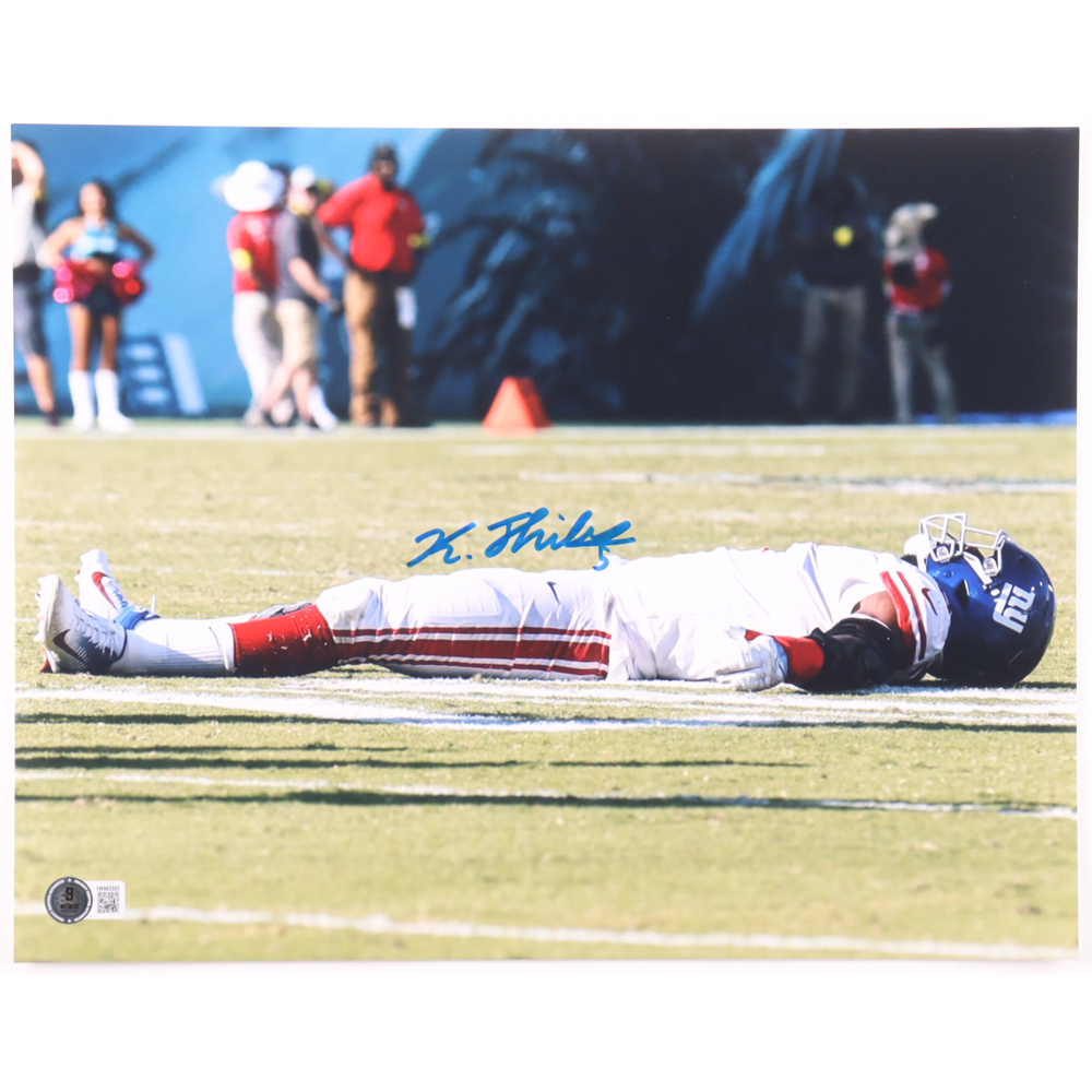 Kayvon Thibodeaux Signed Giants 11x14 Photo (Beckett) at PristineAuction.com
