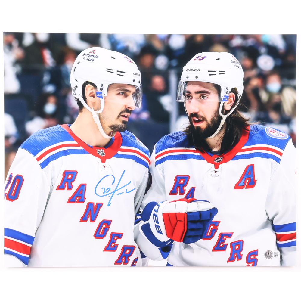Chris Kreider Signed Rangers 16x20 Photo (Beckett) at PristineAuction.com