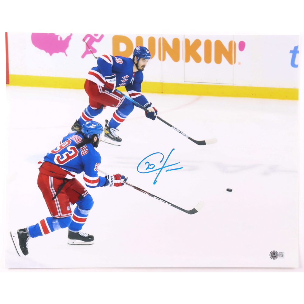 Chris Kreider Signed Rangers 16x20 Photo (Beckett) at PristineAuction.com