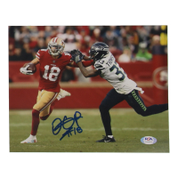 Dante Pettis Signed 49ers 8x10 Photo (PSA) at PristineAuction.com