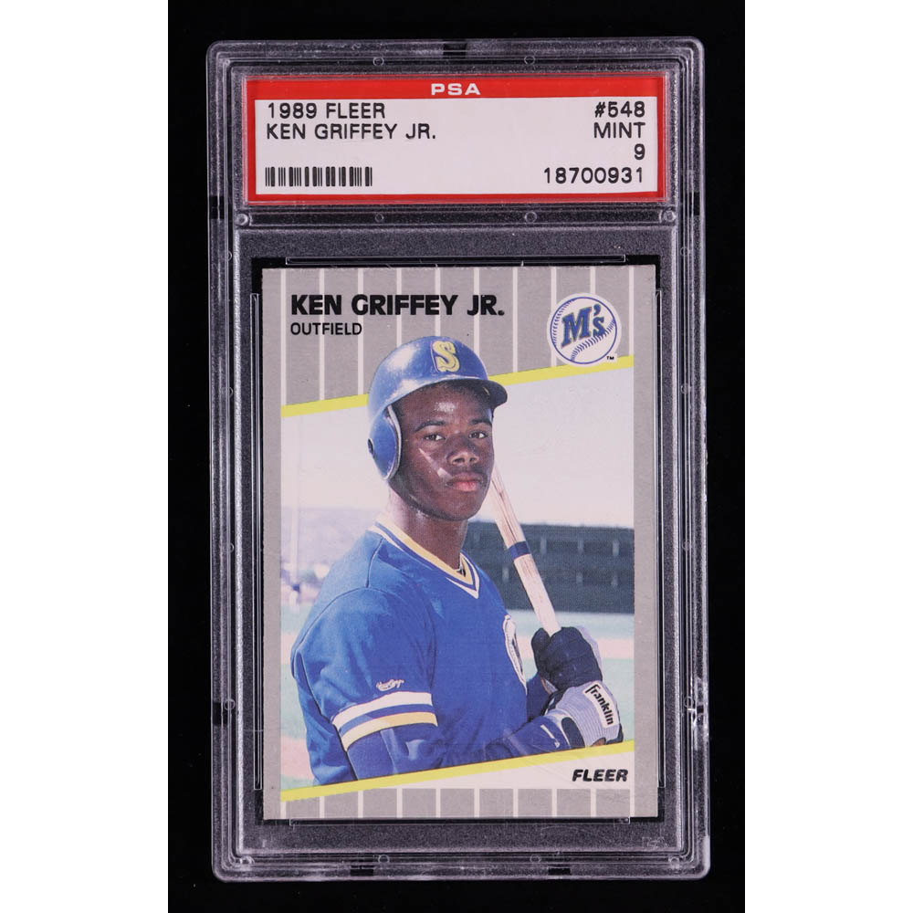 Ken Griffey Jr. 1989 Fleer #548 RC (PSA 9) at PristineAuction.com