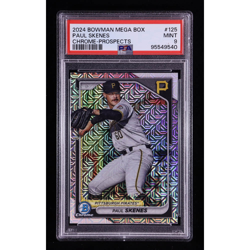 Paul Skenes 2024 Bowman Chrome Mega Box Prospects #BCP125 (PSA 9) at PristineAuction.com
