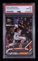 Jackson Holliday 2024 Topps Now #61 RC (PSA 10) at PristineAuction.com