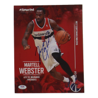 Martell Webster Signed Wizards 8x10 Photo (PSA) at PristineAuction.com