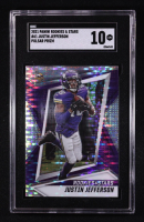 Justin Jefferson 2021 Panini Rookies & Stars Pulsar Prizm #160 (SGC 10) at PristineAuction.com