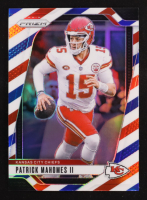 Patrick Mahomes II 2024 Panini Prizm Prizms Red White and Blue #138 at PristineAuction.com