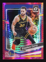 Stephen Curry 2023-24 Donruss Optic Hyper Pink #198 at PristineAuction.com