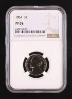 1954 5c Jefferson Nickel (NGC PF68) at PristineAuction.com