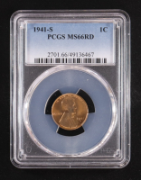 1941-S Lincoln Wheat Penny (PCGS MS66RD) at PristineAuction.com