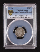 1914 Barber Silver Dime (PCGS Genuine) at PristineAuction.com