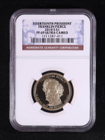 2010-S U.S. Presidential Proof $1 Dollar Coin - Franklin Pierce 14th President (NGC PF69 Ultra Cameo) at PristineAuction.com