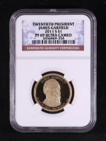 2011-S U.S. Presidential Proof $1 Dollar Coin - James Garfield 20th President (NGC PF69 Ultra Cameo) at PristineAuction.com