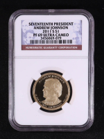 2011-S U.S. Presidential Proof $1 Dollar Coin - Andrew Johnson 17th President (NGC PF69 Ultra Cameo) at PristineAuction.com